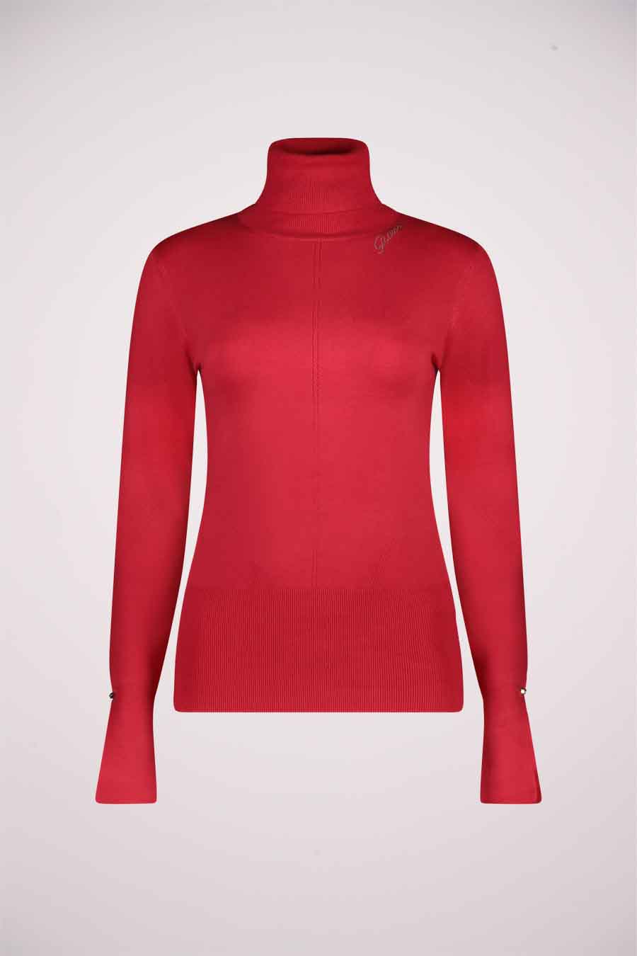 Pull guess rouge femme sale